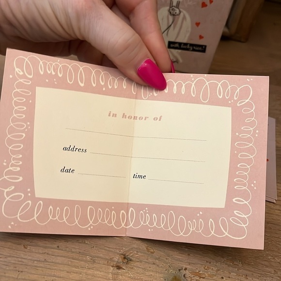 Box of Vintage Bridal Shower Invitations Rosalie Studio Five Bride 1953 - Picture 3 of 7